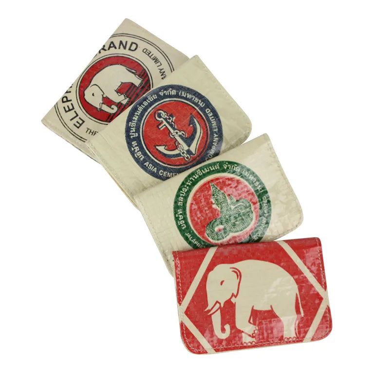 Recycled Cement Bag Card Holder
