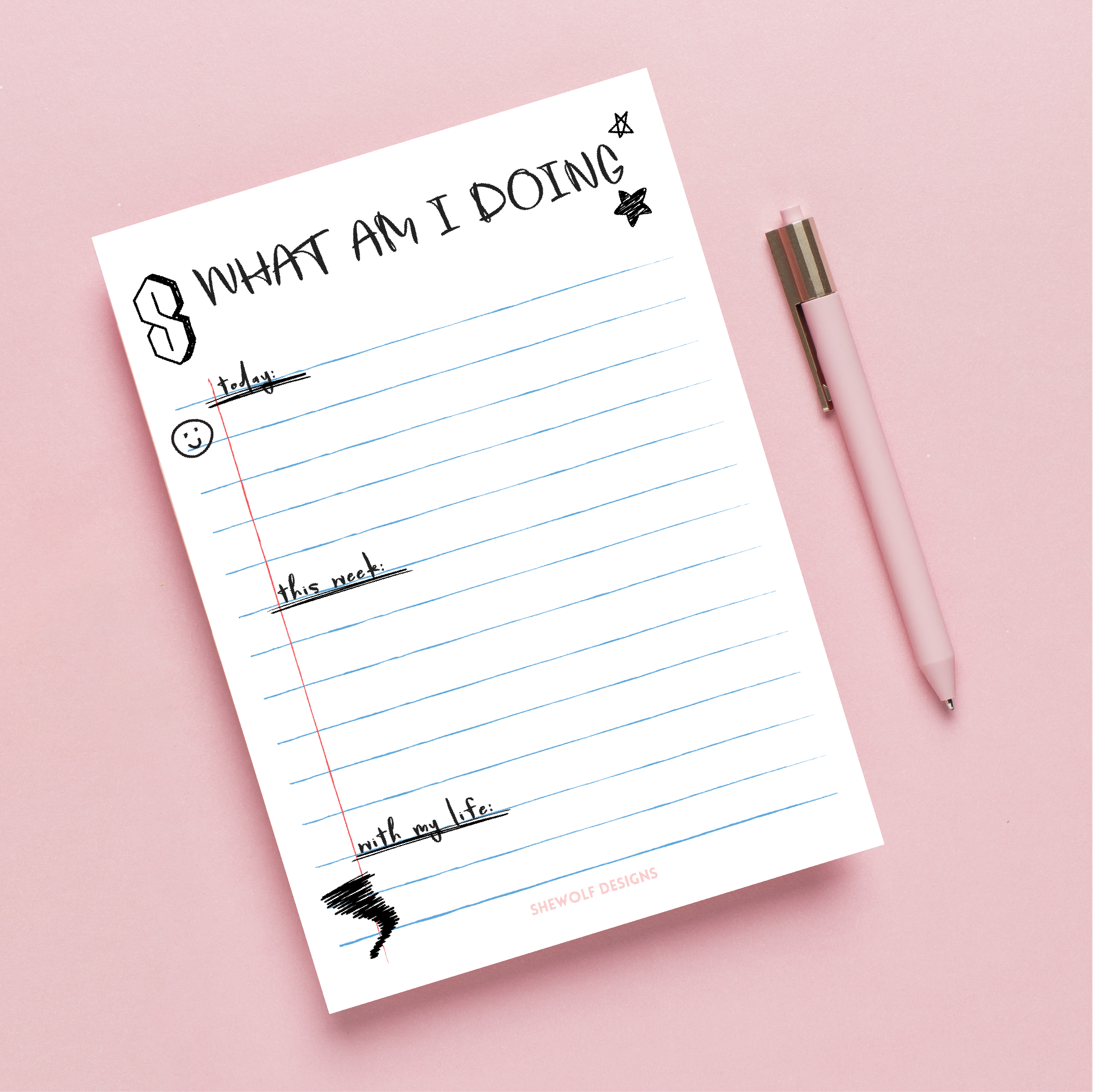 What Am I Doing Notepad