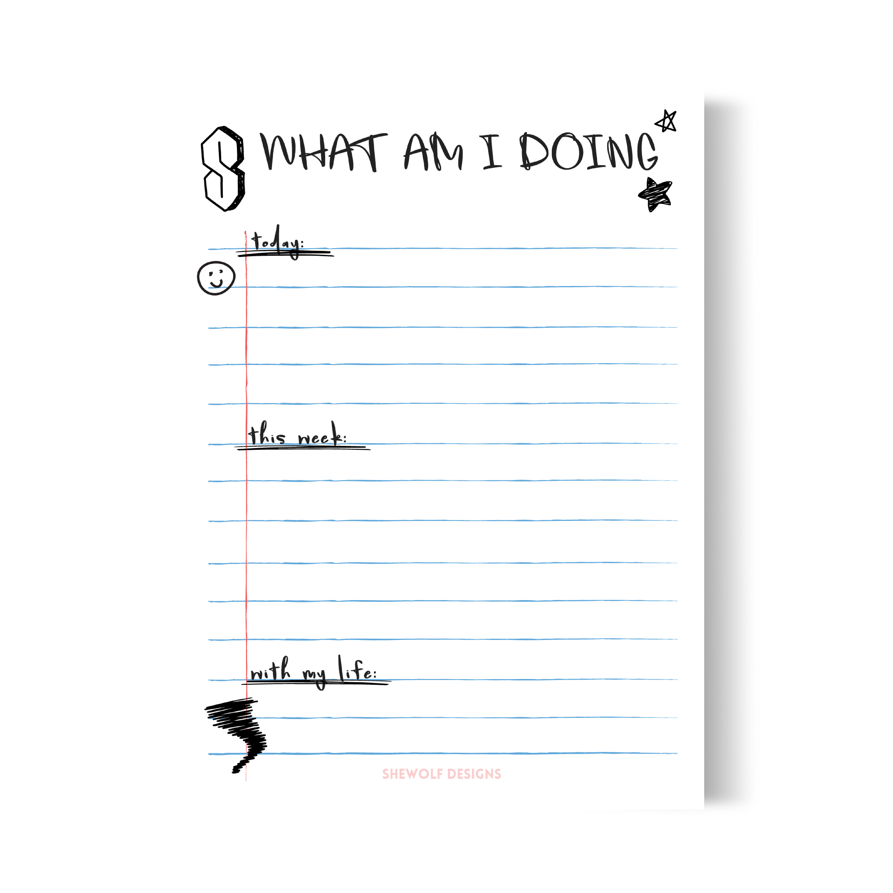 What Am I Doing Notepad