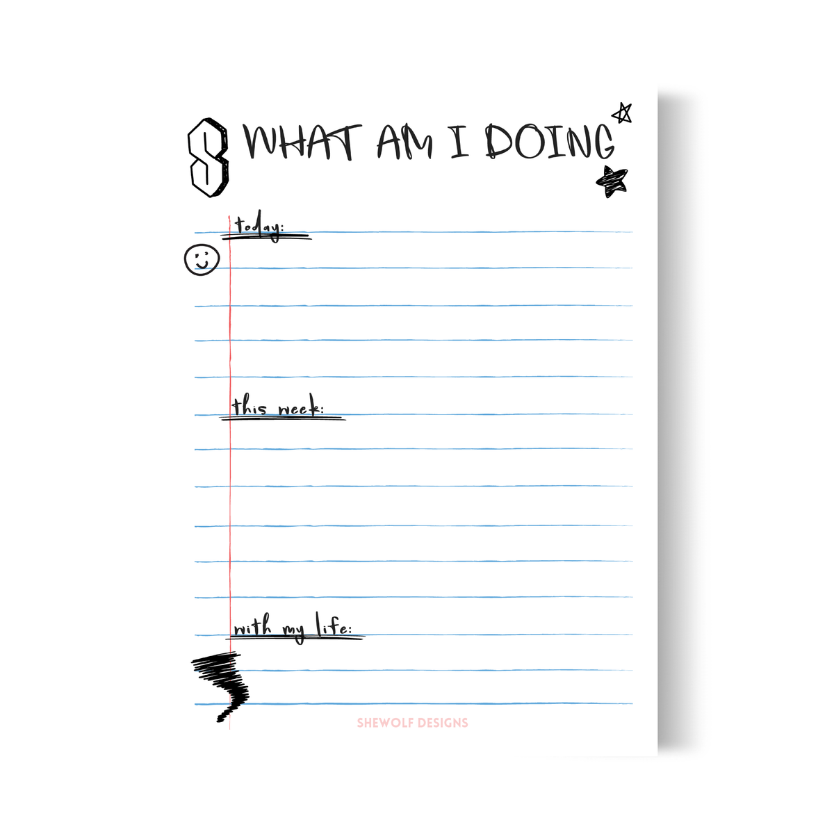 What Am I Doing Notepad