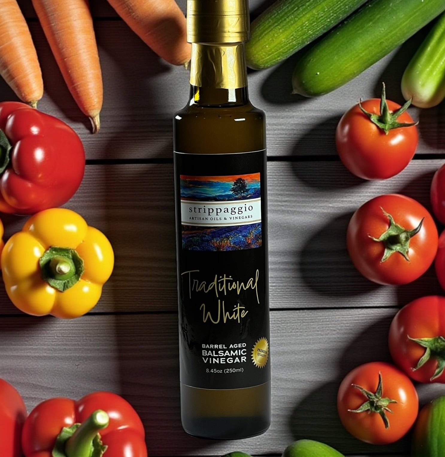 Traditional Barrel-Aged White Balsamic Vinegar