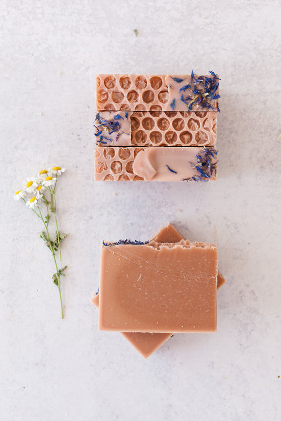 Wild Basil goat milk and honey soap