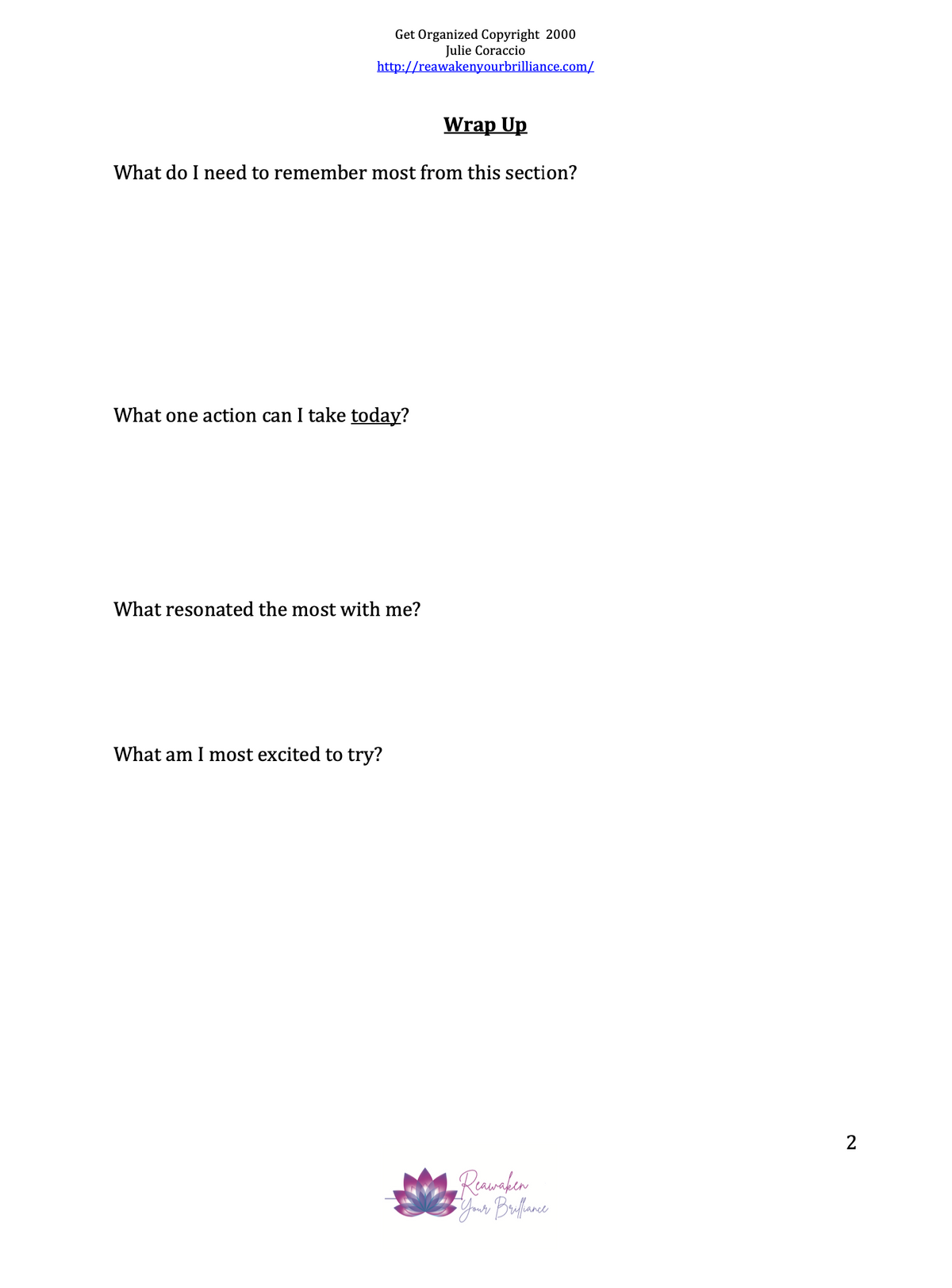 How to Organize Your Life Audio Class – Create Order, Clarity & Calm (MP3 Download)
