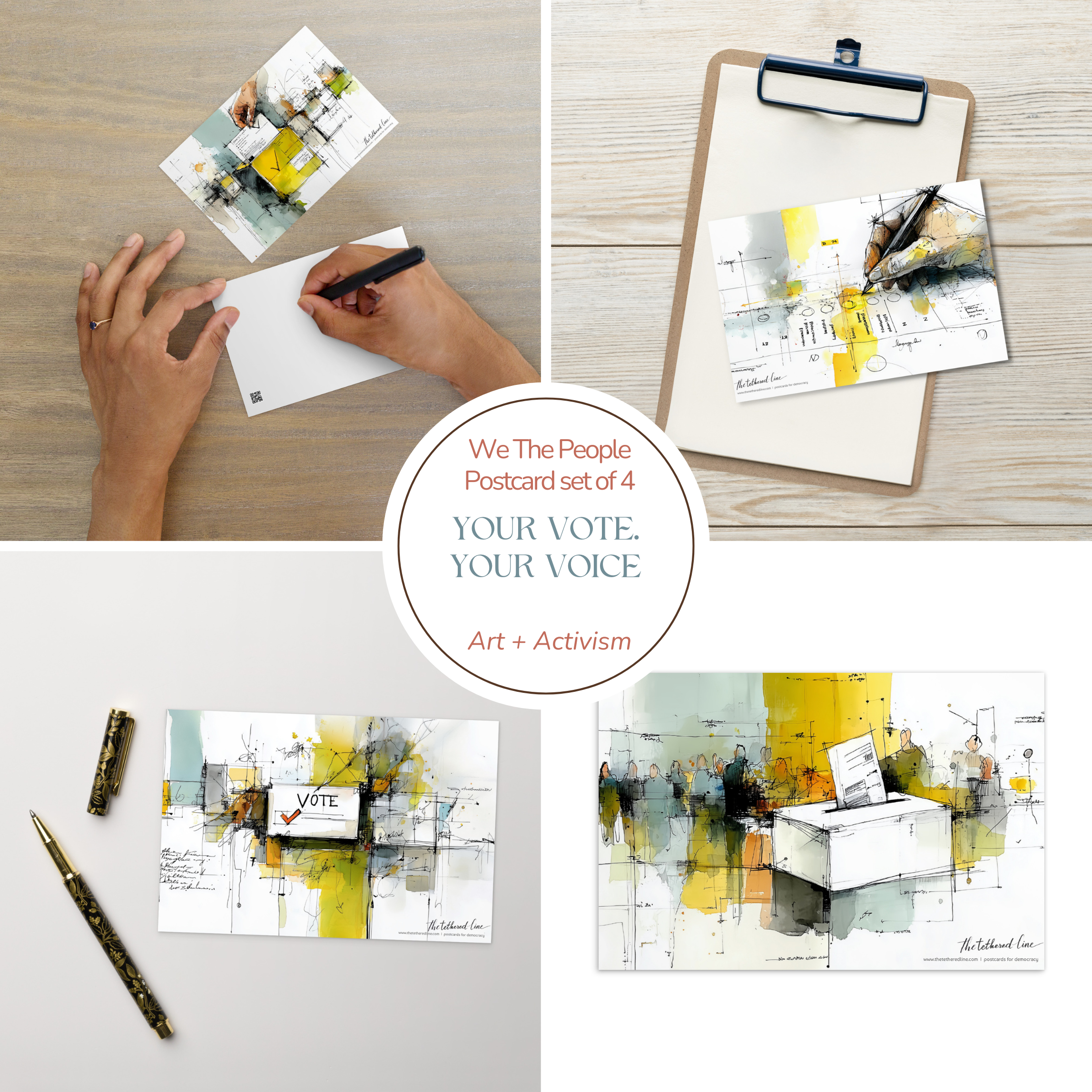 Postcards for Democracy (Set of 12)