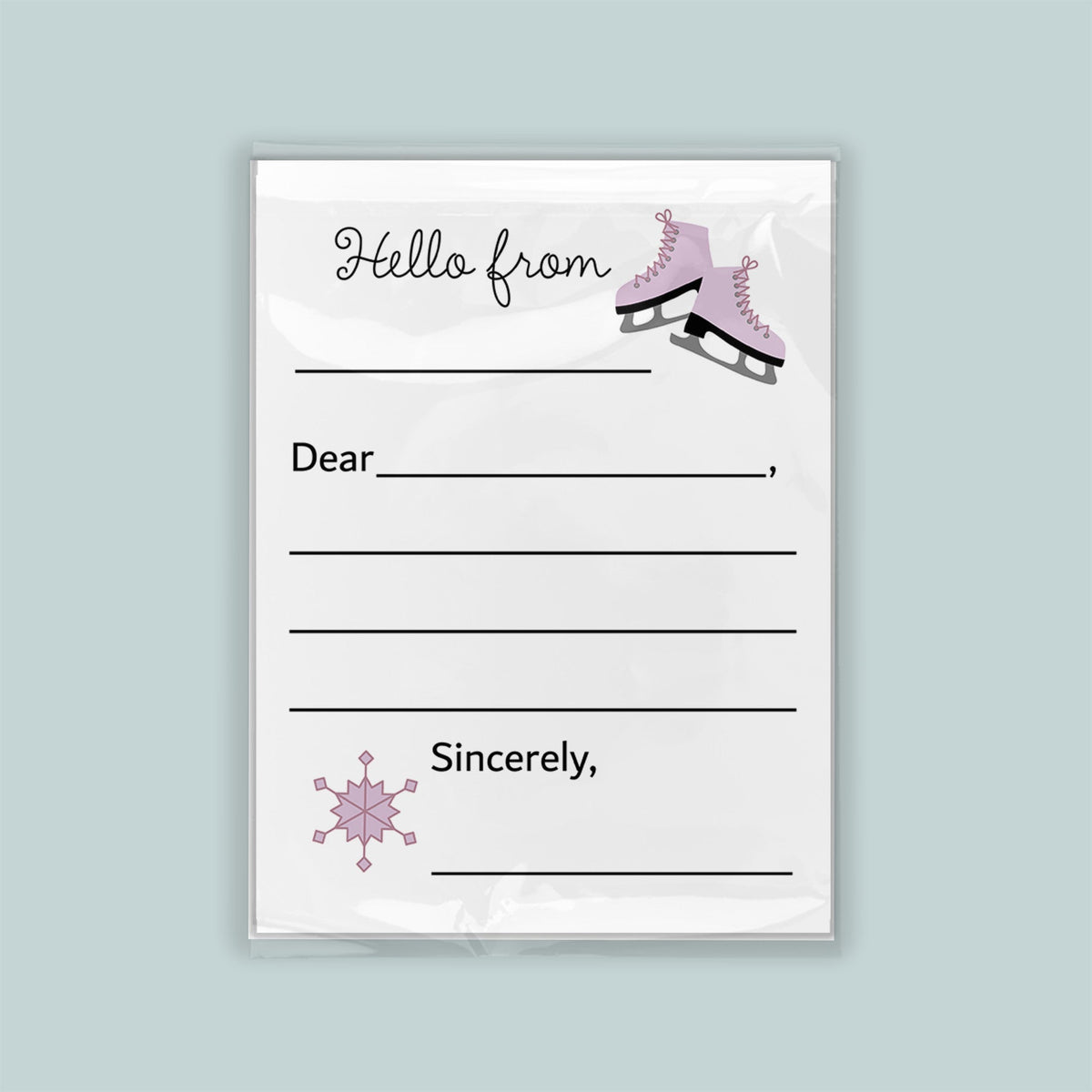 The image is a letterhead with a blank space for a recipient&
