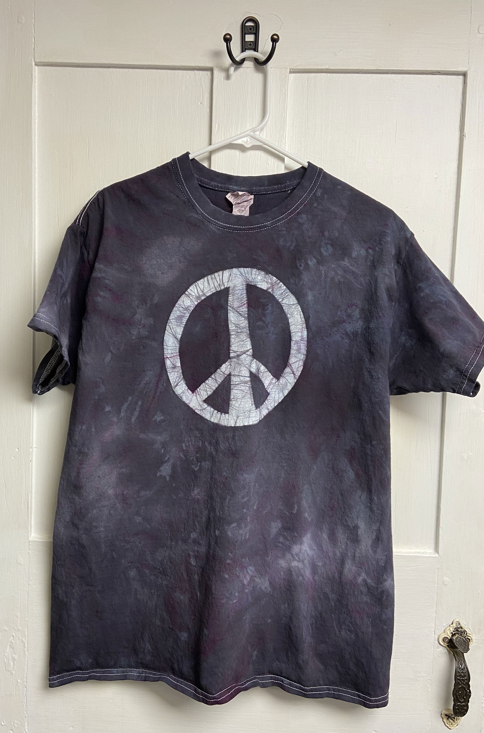 Unisex Adult Peace Sign Shirt, Short Sleeves
