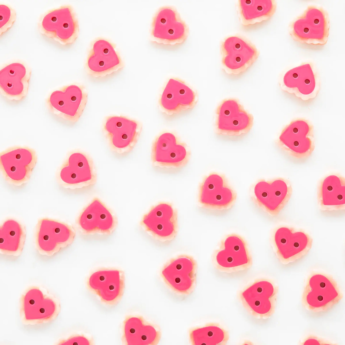 Pink Sweet Heart Small 5/8" Buttons