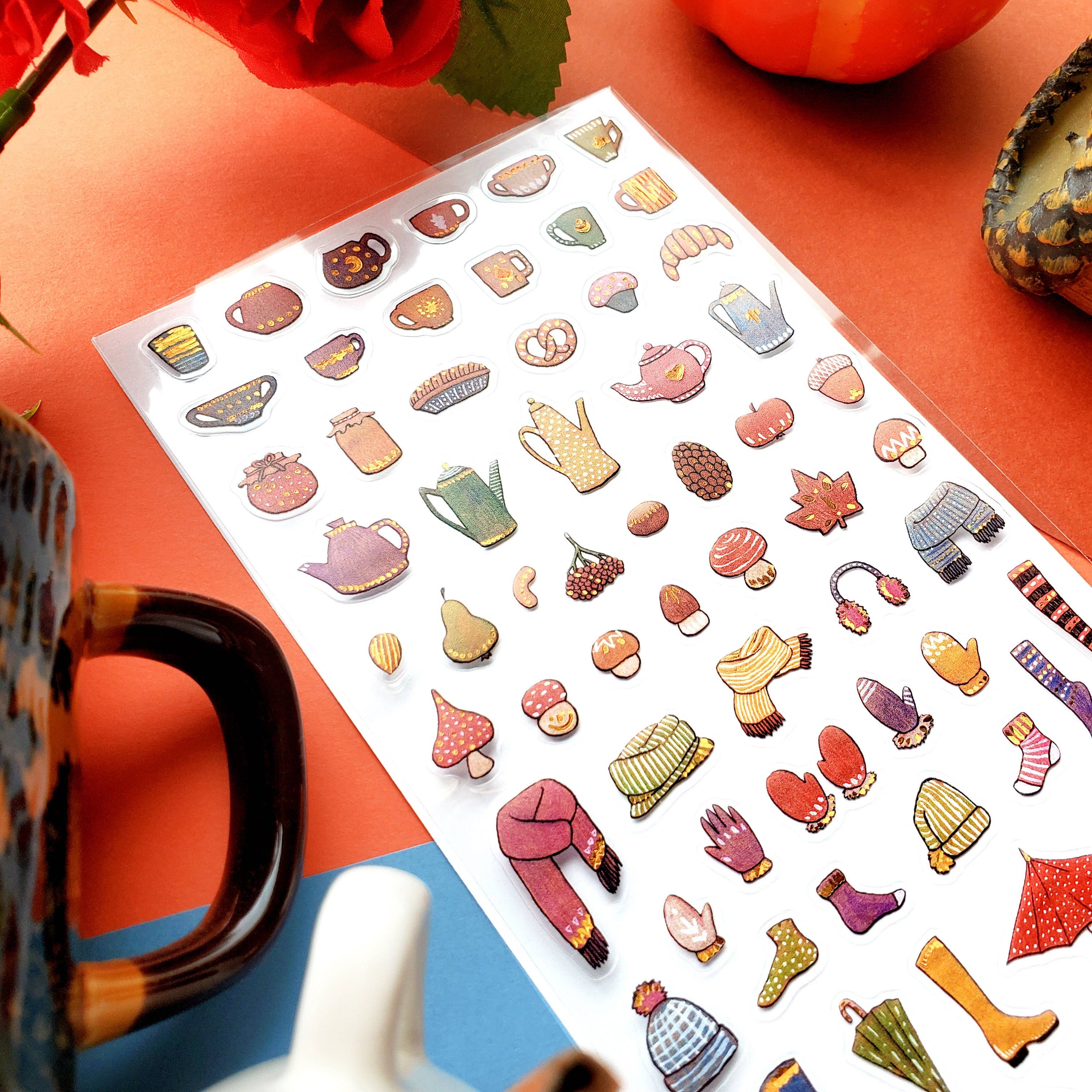 Fall Essentials Sticker Sheet