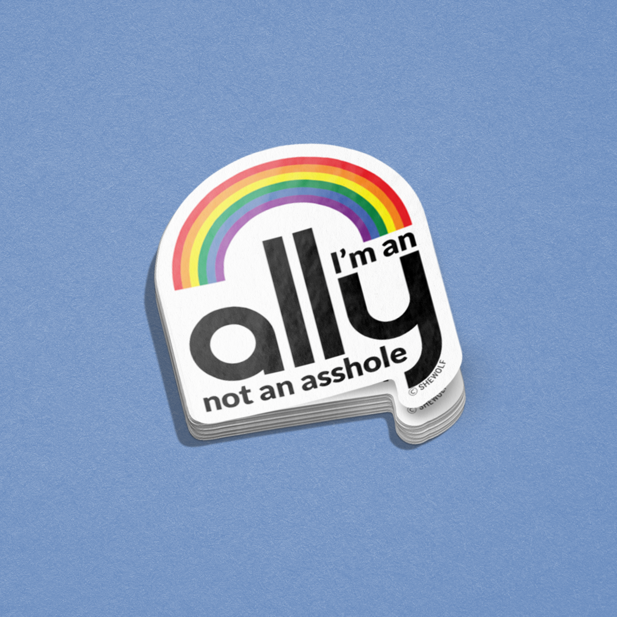 LGBTQ+ ally sticker