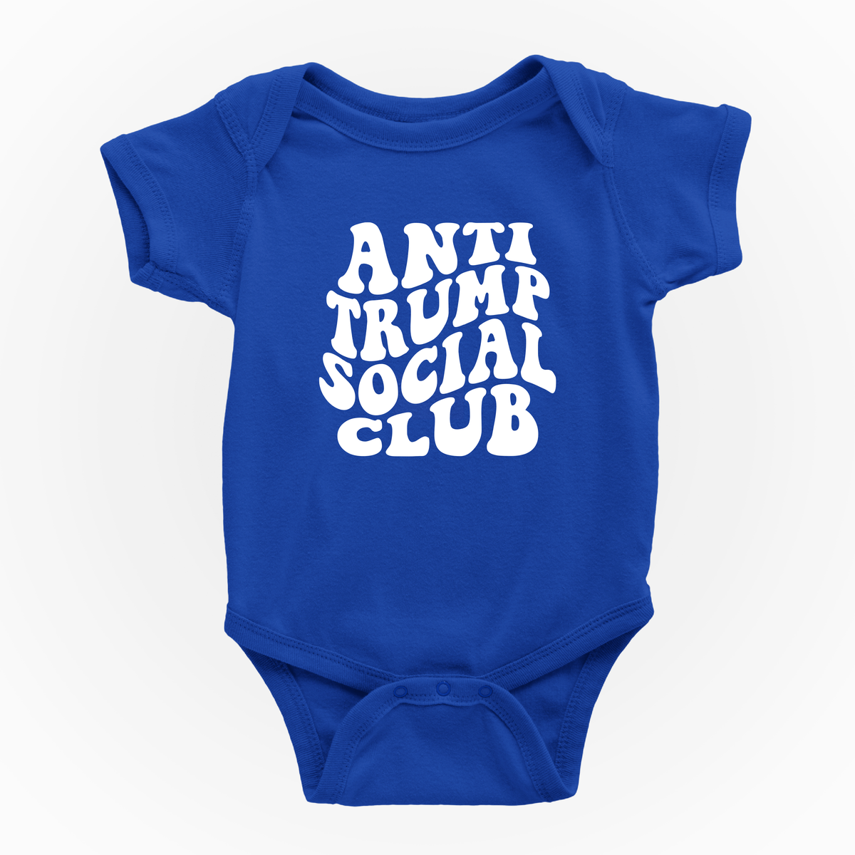 Anti Trump Social Club Baby Bodysuit - Resistance Nation