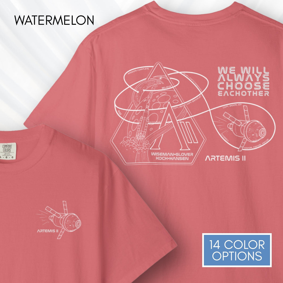 artemis-ii-mission-nasa-inspired-unisex-graphic-tee-space-lover-tshirt-hand-drawn-art-comfort-colors-watermelon