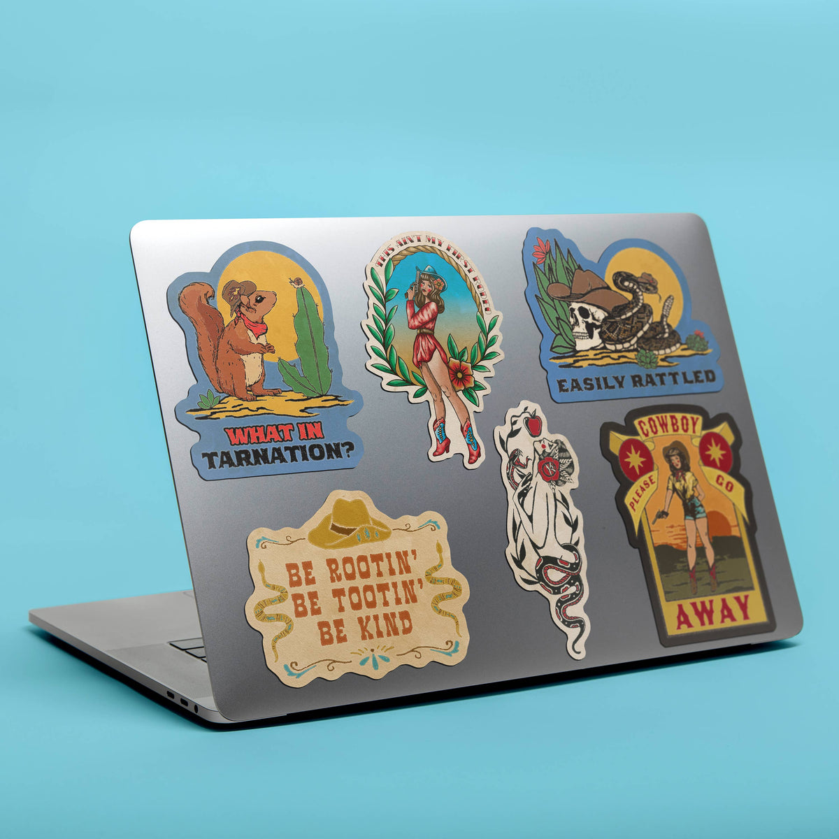 Spooky Black Cat Sticker | Vintage Halloween Vinyl Sticker