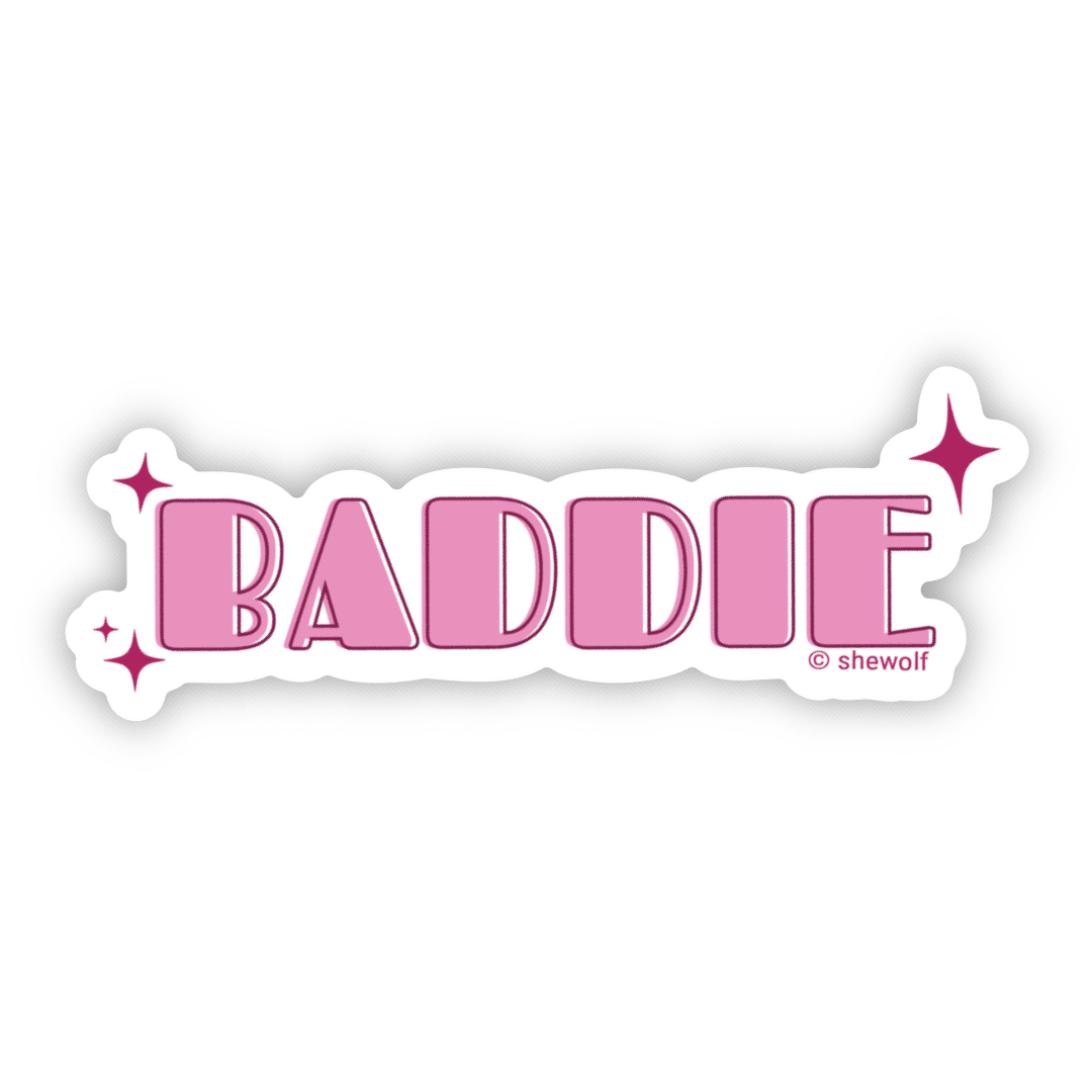 Baddie sticker