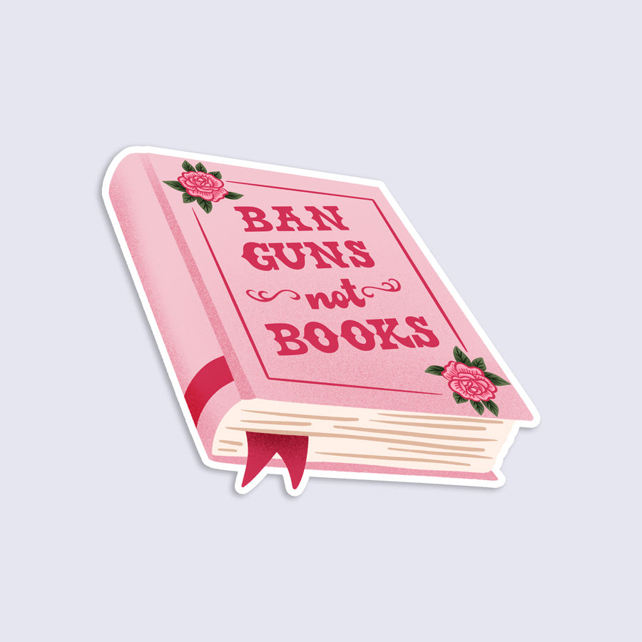 Sticker with a Pink book with &