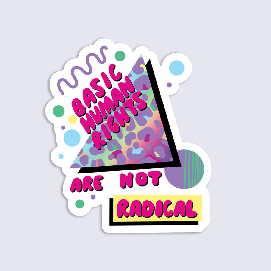 Sticker with &