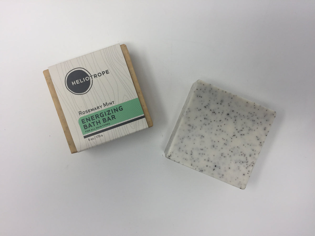 energizing exfoliating bath bar rosemary mint