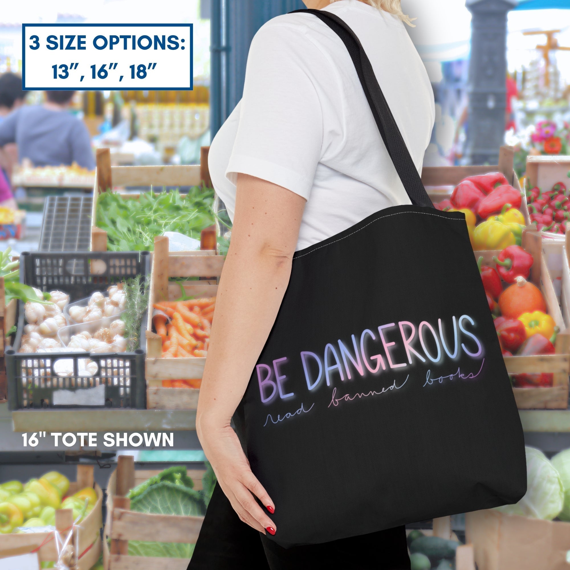 be-dangerous-read-banned-books-colorful-tote-bag-literary-accessory-bookish-gift-16-inch