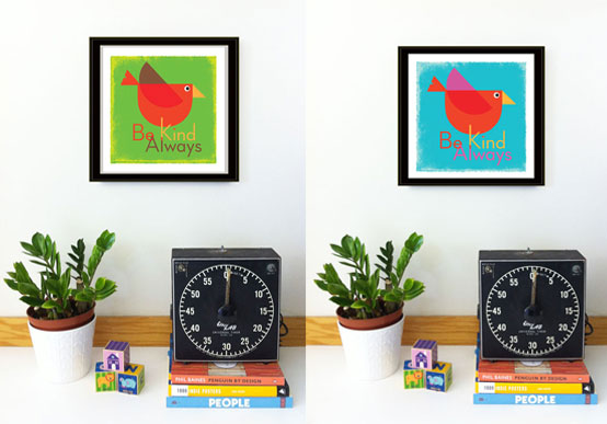 Be Kind Always Wall Art Print