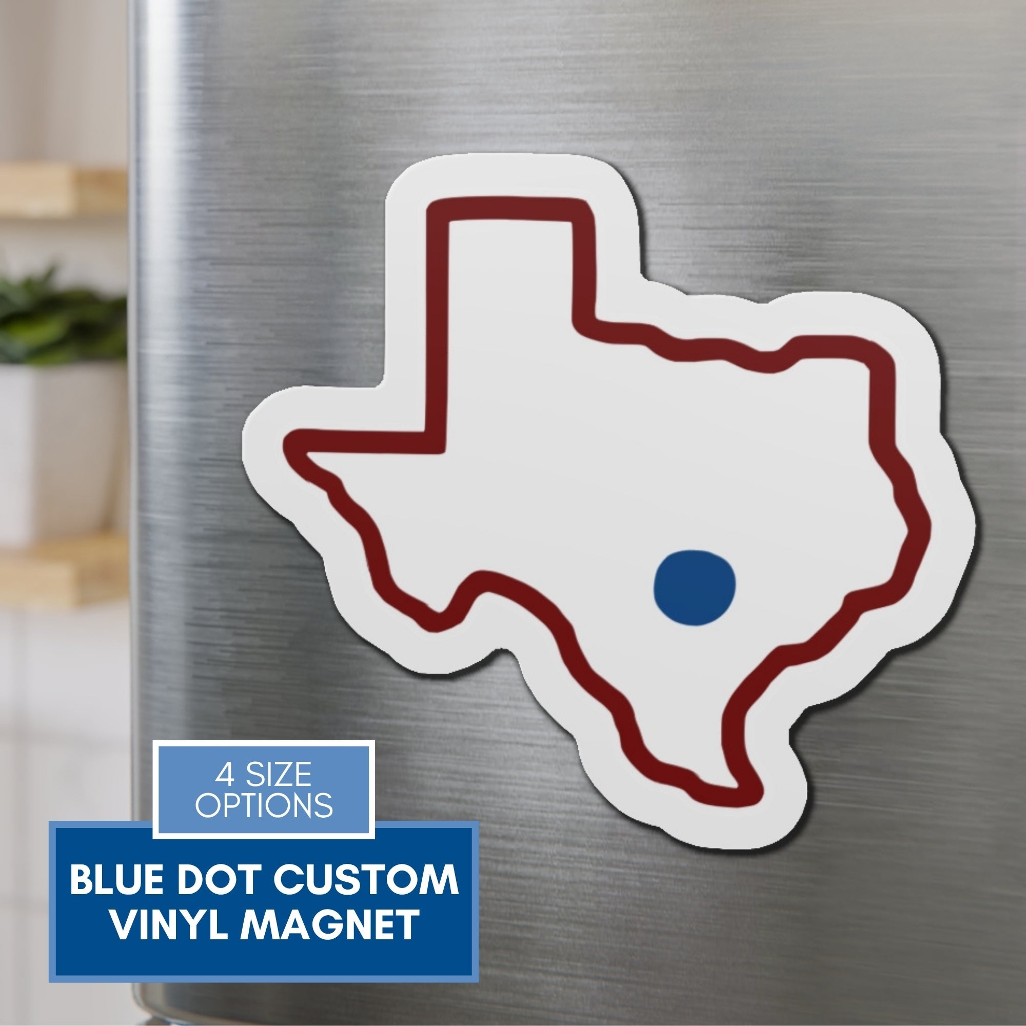 blue-dot-red-state-die-cut-vinyl-magnet-customized-democratic-activist-car-decor