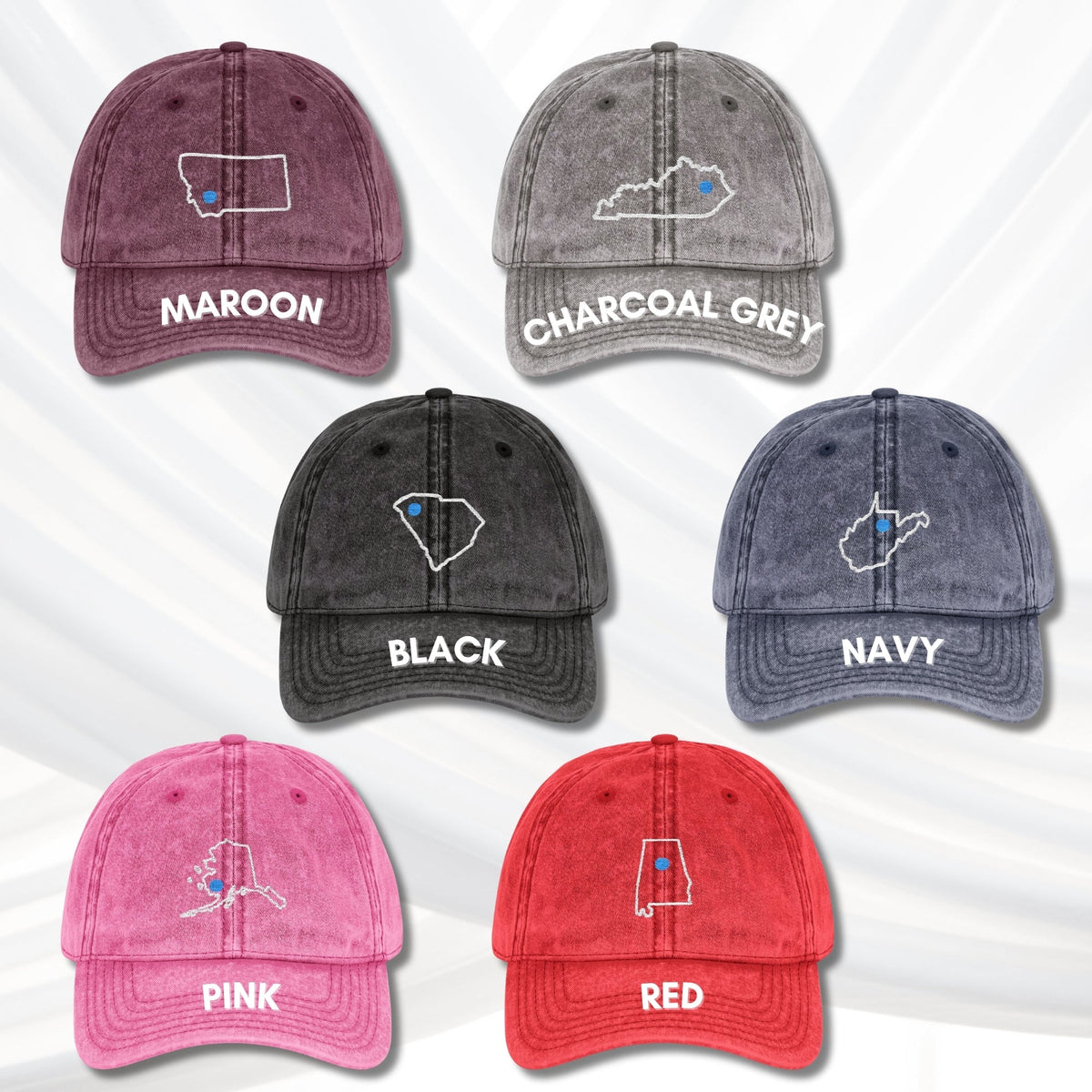 blue-dot-red-state-vintage-embroidered-dad-hats-progressive-baseball-cap-democratic-apparel-personalized-custom