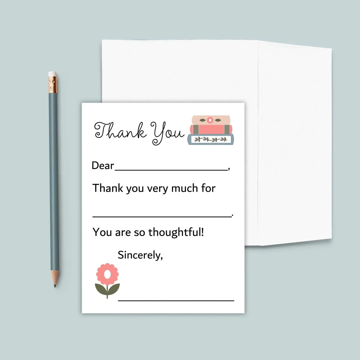 Books - Fill-in Thank You Notes - The Note House