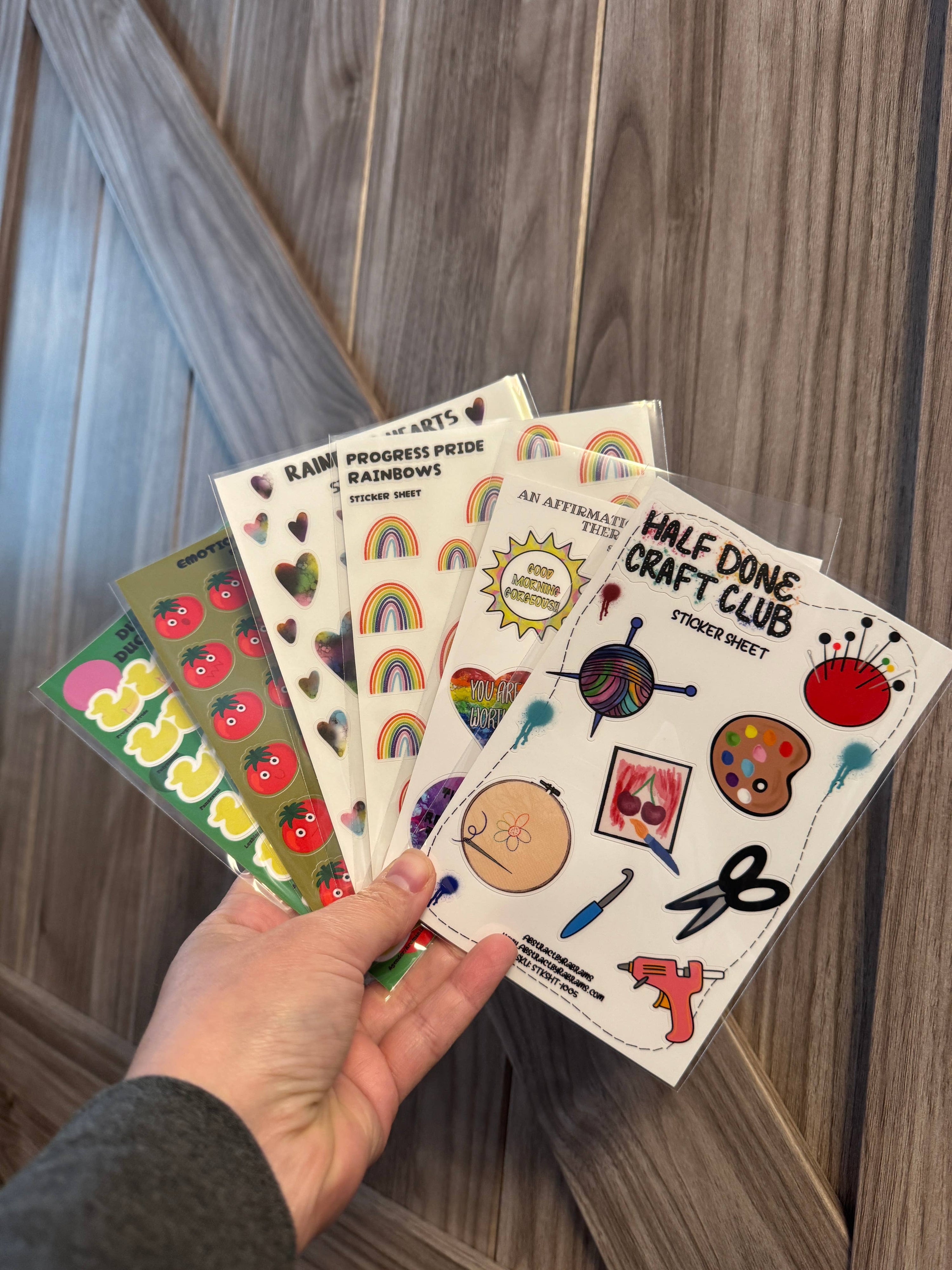 Positive Affirmation Sticker Sheet | Waterproof Vinyl Mental Health Stickers