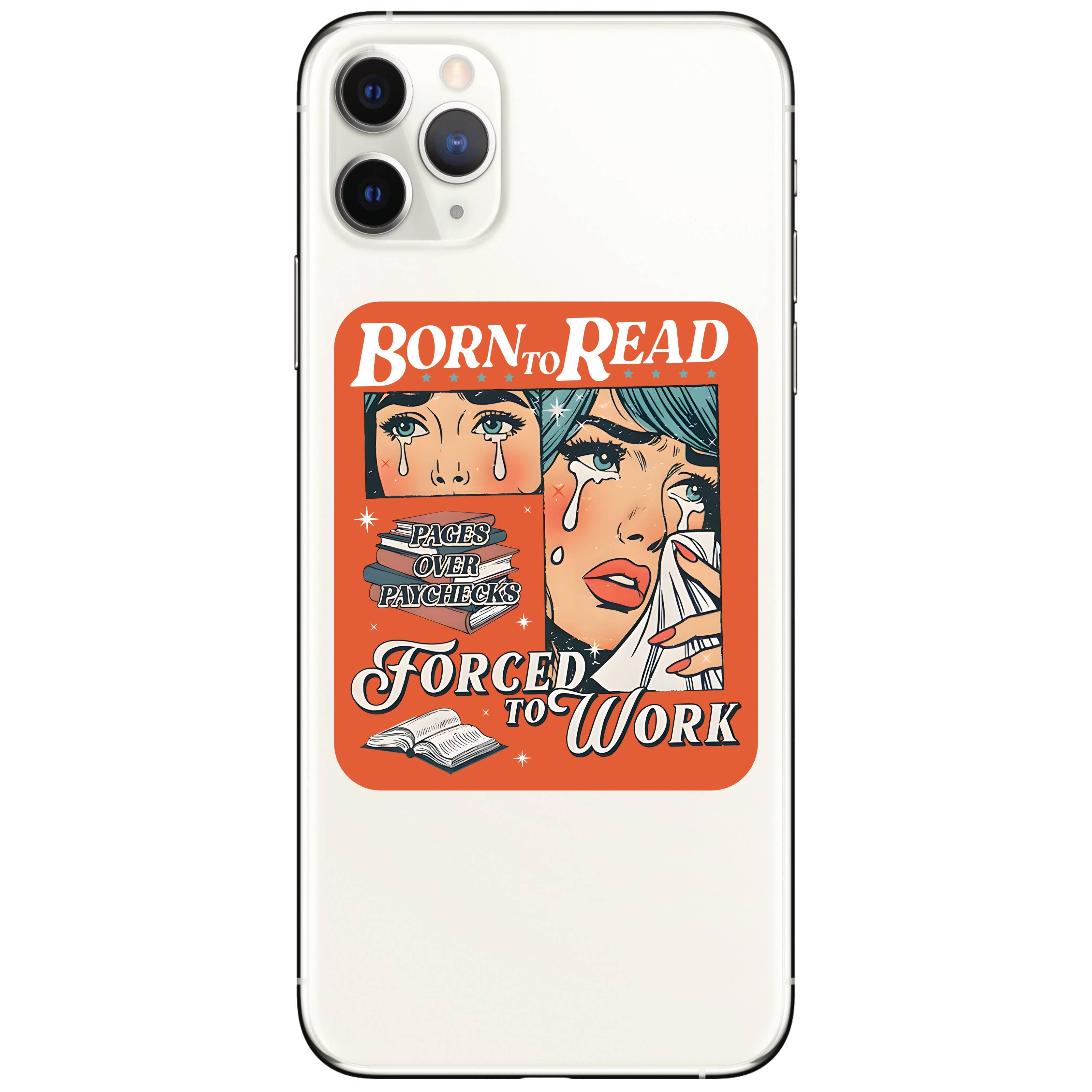 Phone case with a design of a woman&