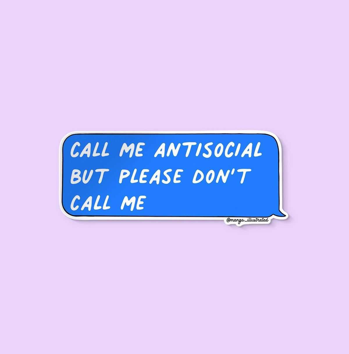 Call me antisocial but please don&
