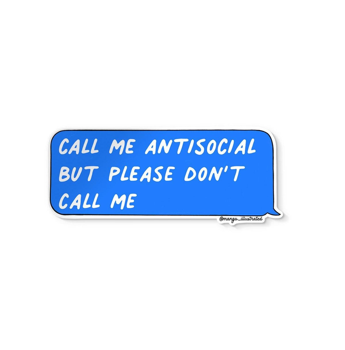 Call me antisocial but please don&
