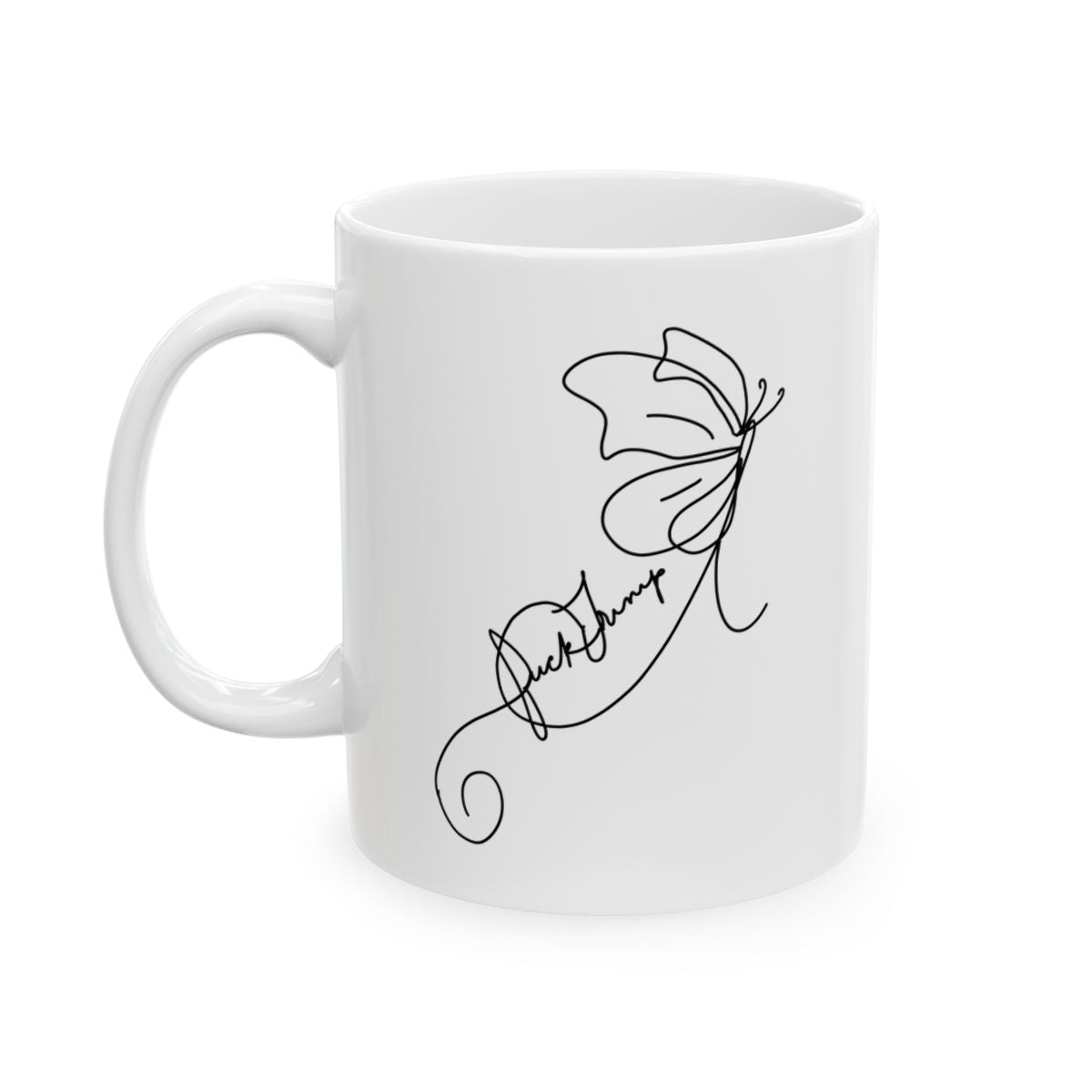 Fuck Trump Butterfly Art Mug