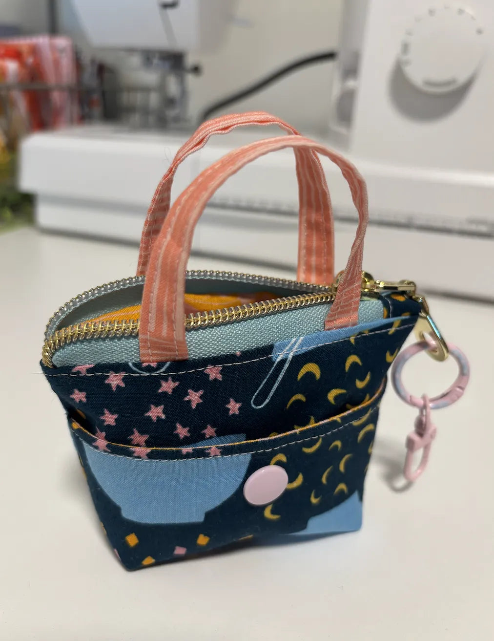 Tiny Tote Bag Keychain