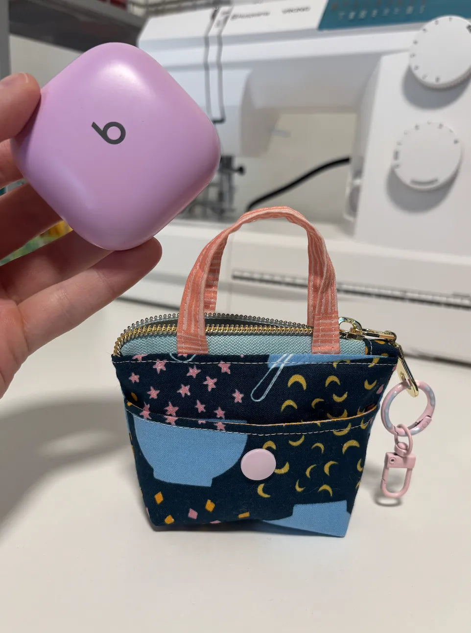 Tiny Tote Bag Keychain