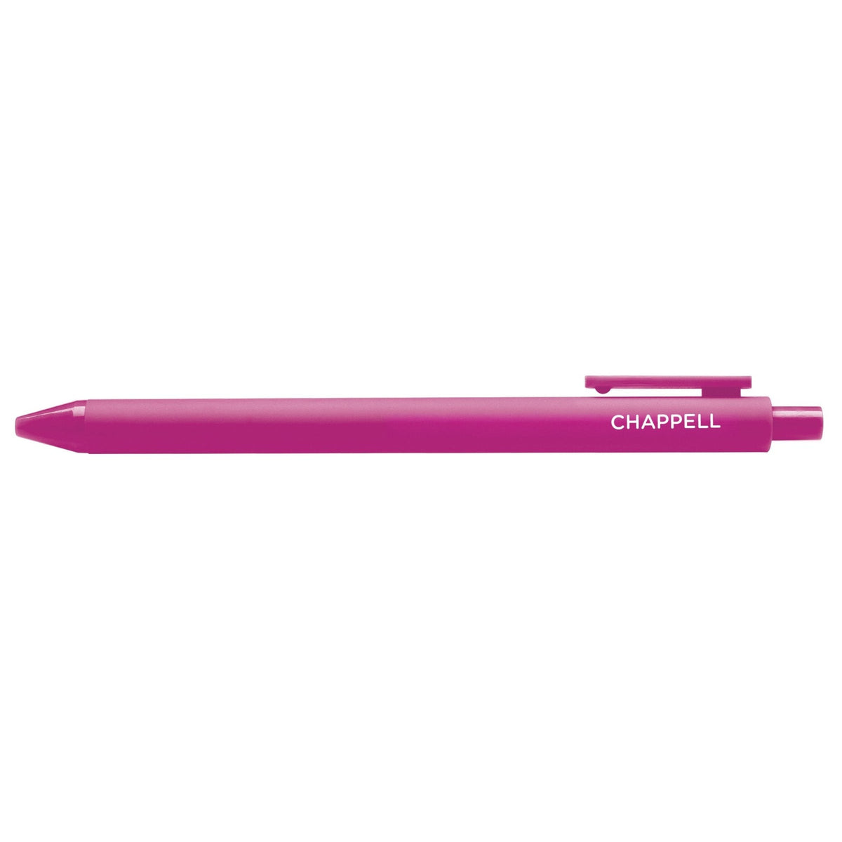 Pink pen with &