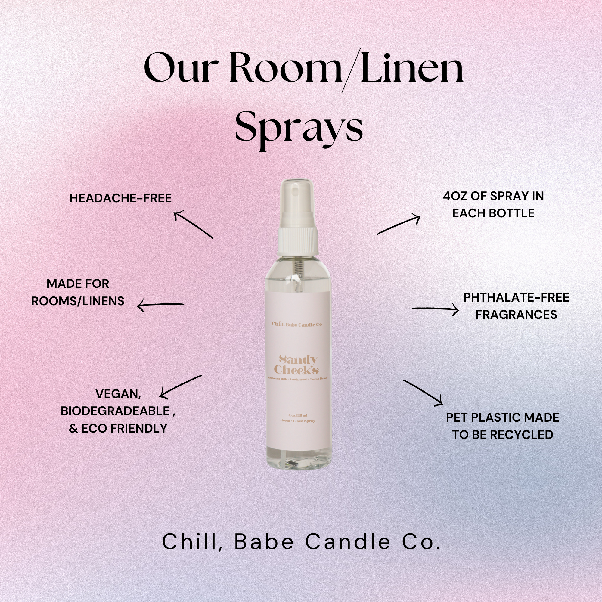 about Sandy Cheeks Room & Linen Spray