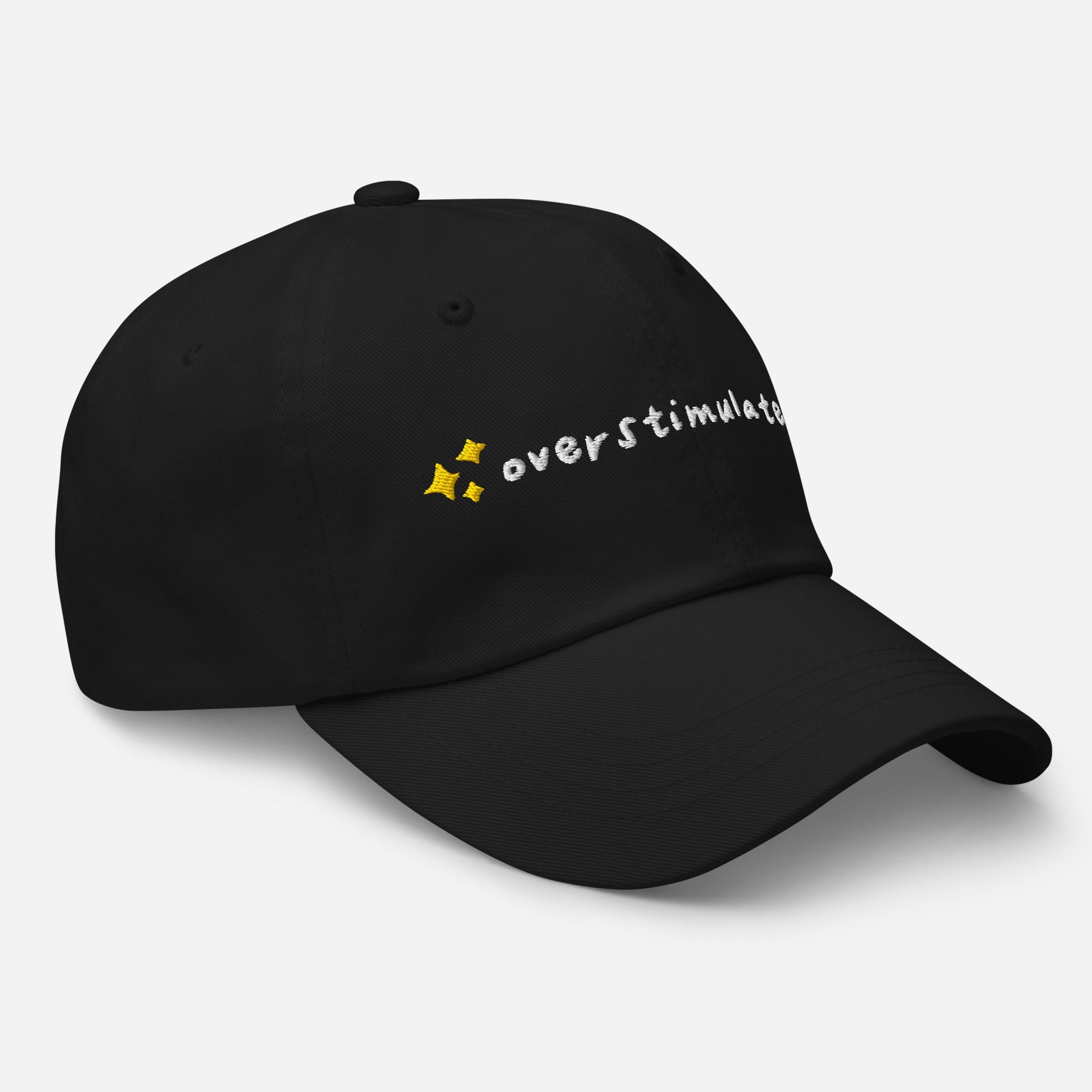Overstimulated Embroidered Baseball Cap