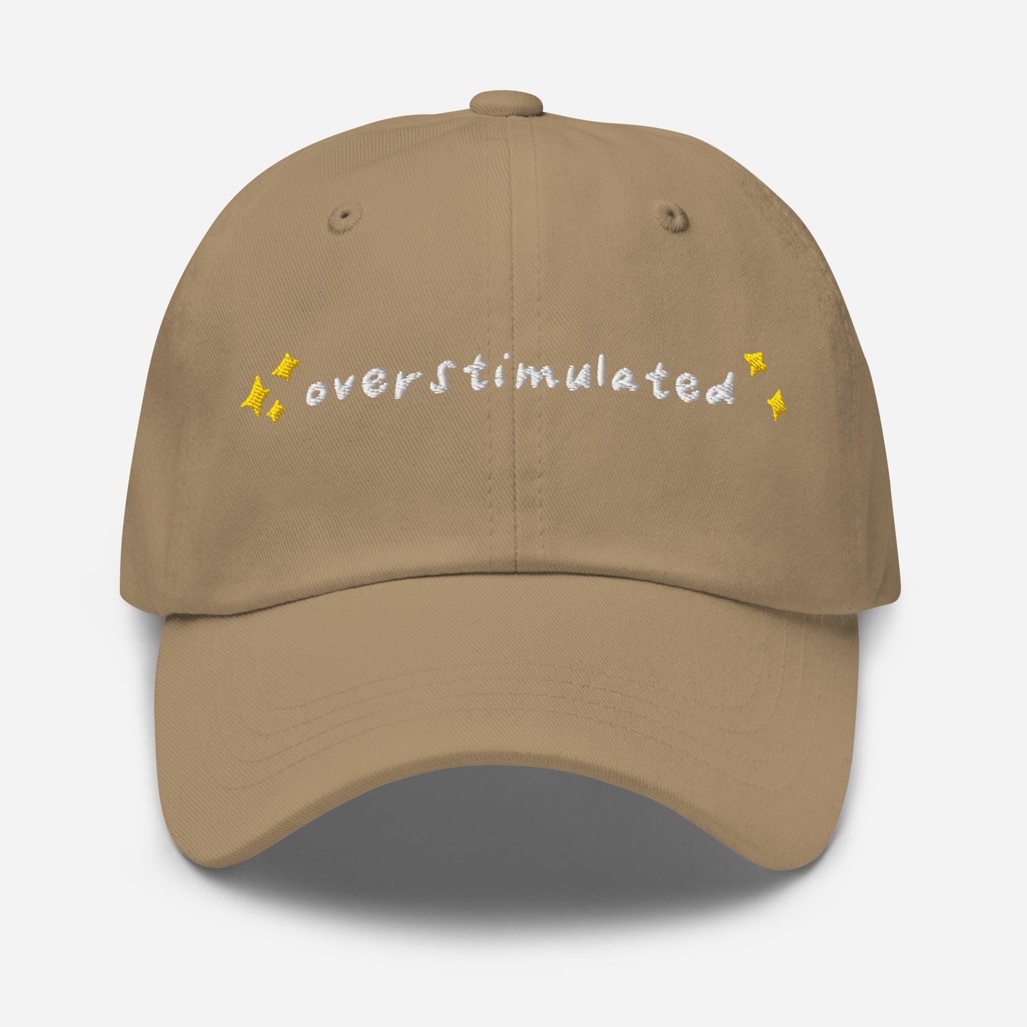 Overstimulated Embroidered Baseball Cap