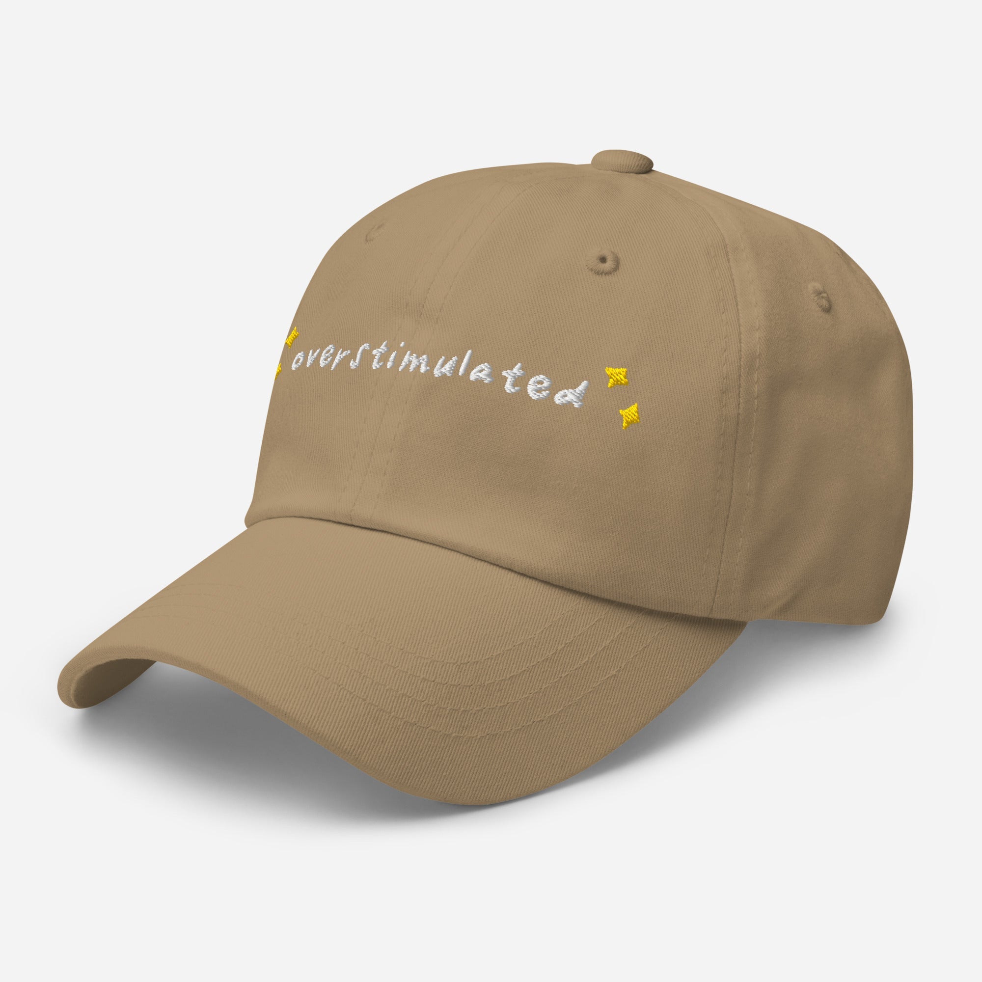 Overstimulated Embroidered Baseball Cap