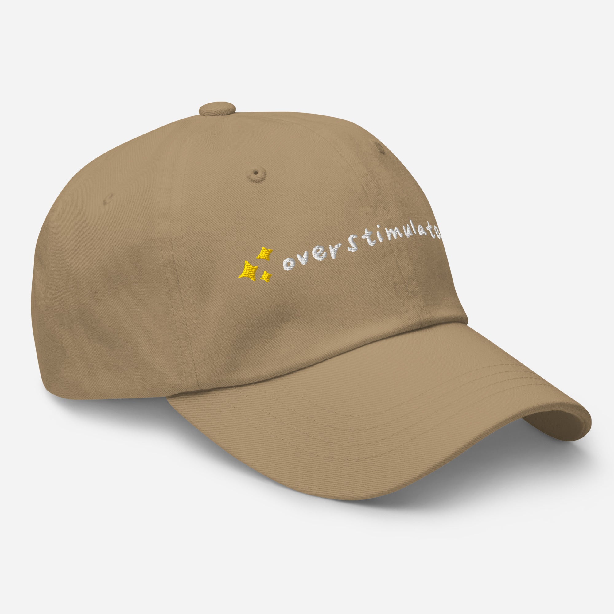 Overstimulated Embroidered Baseball Cap