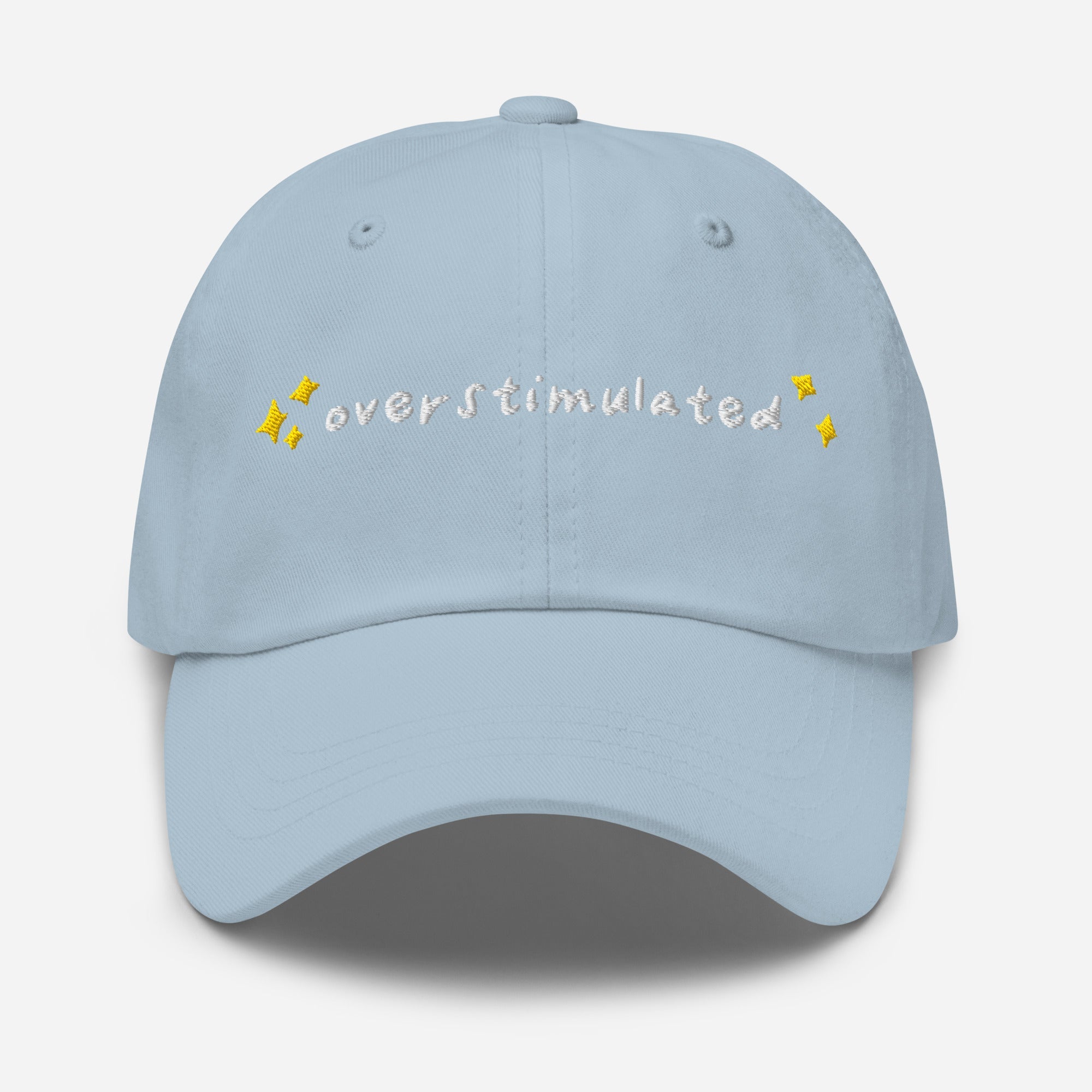 Overstimulated Embroidered Baseball Cap