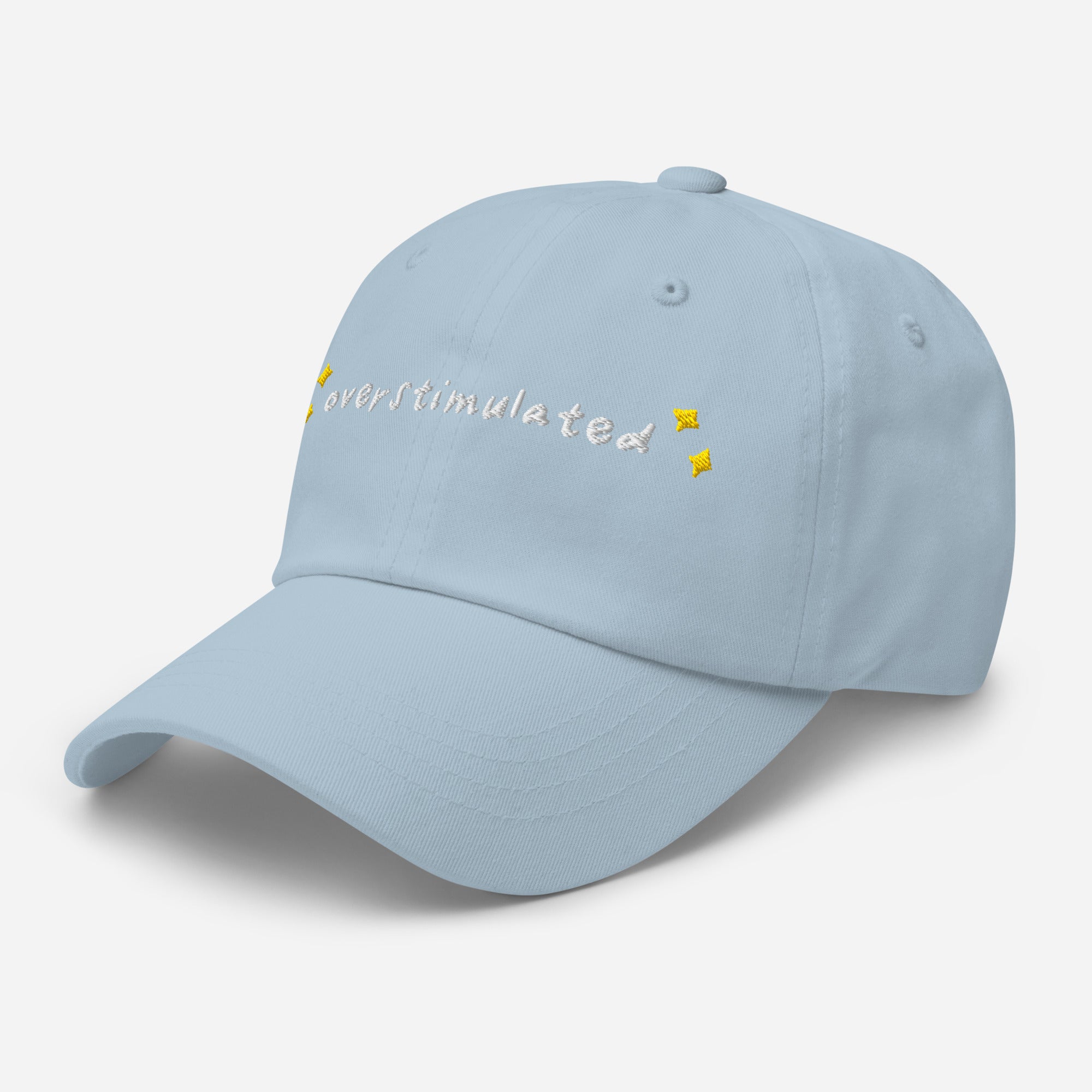 Overstimulated Embroidered Baseball Cap