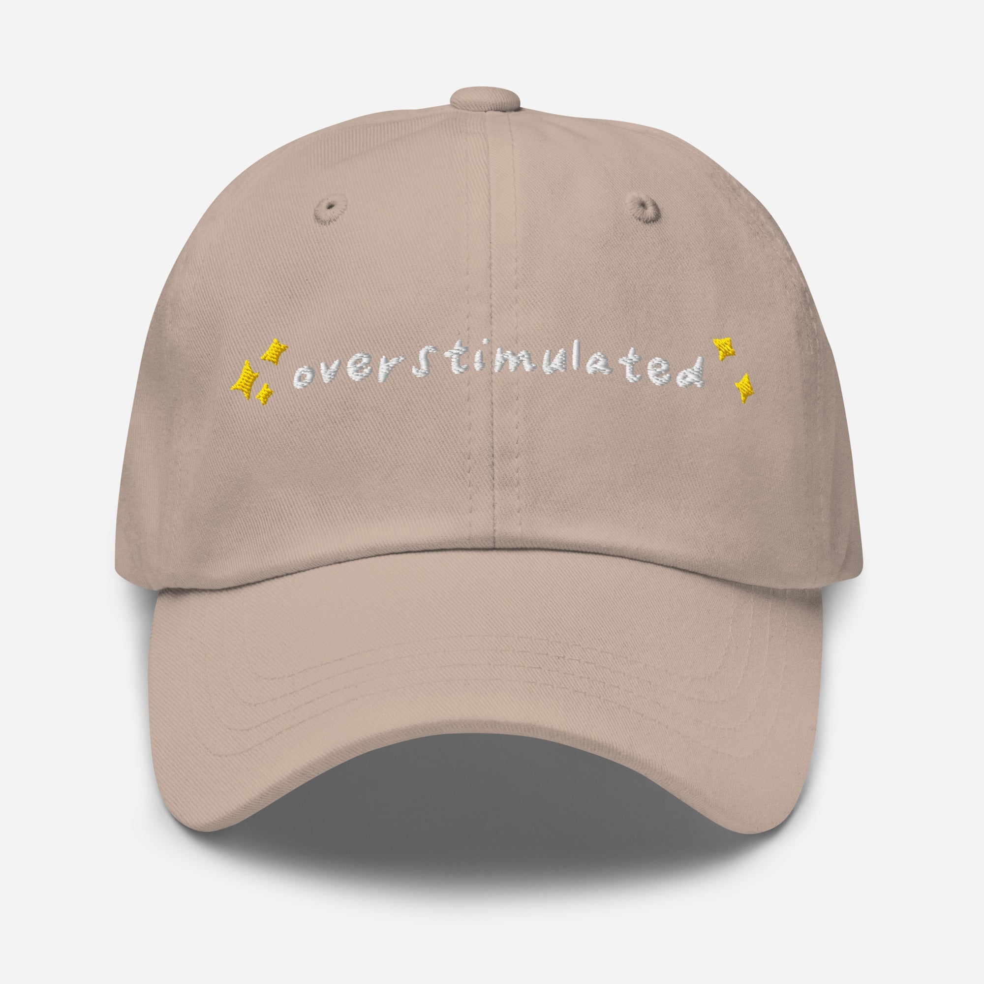 Overstimulated Embroidered Baseball Cap
