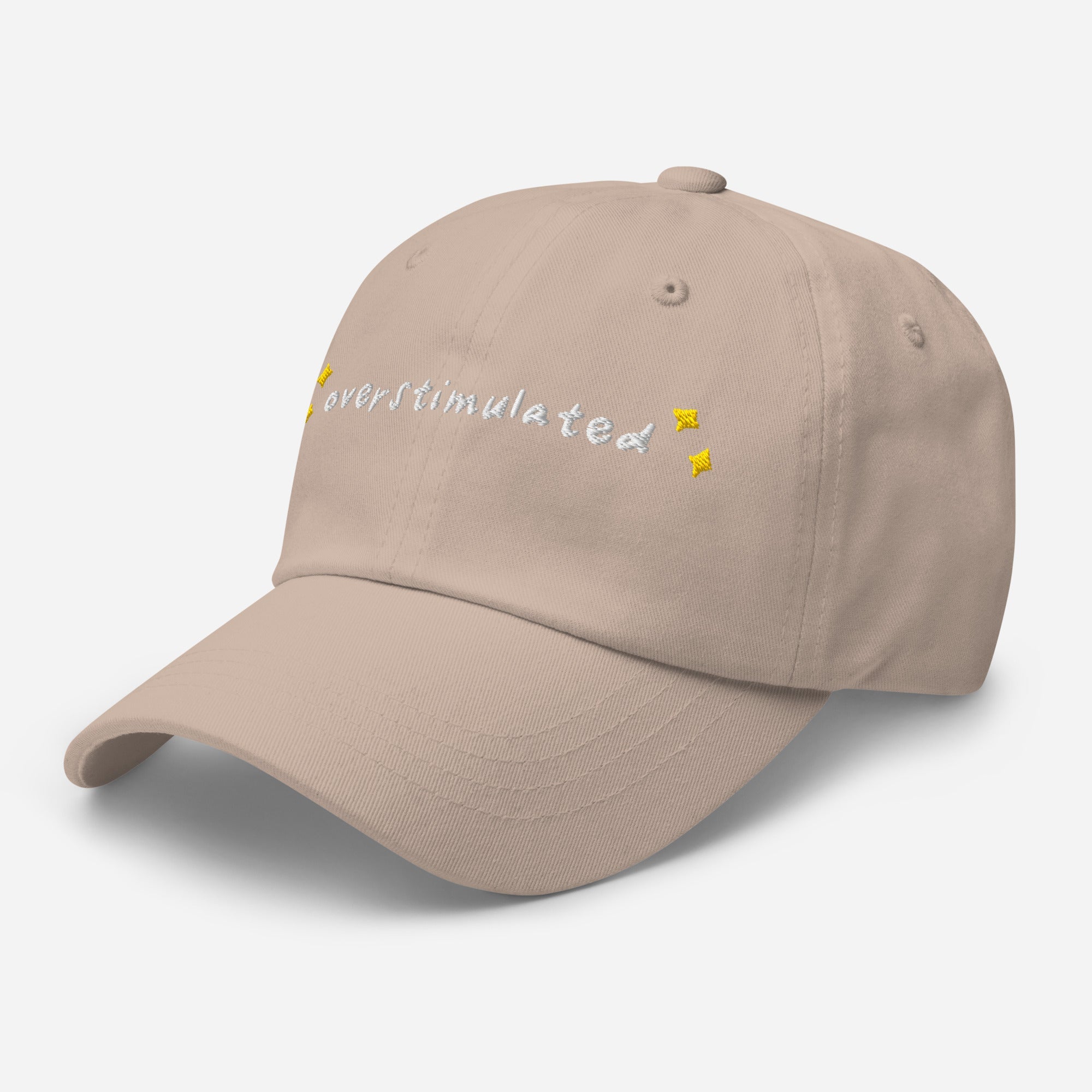 Overstimulated Embroidered Baseball Cap