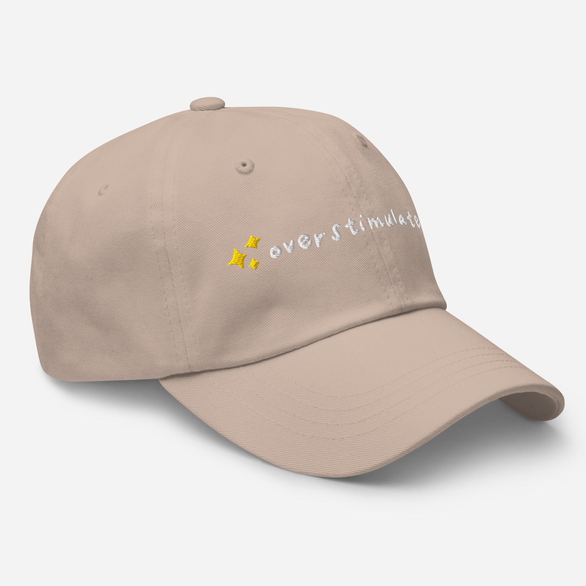 Overstimulated Embroidered Baseball Cap