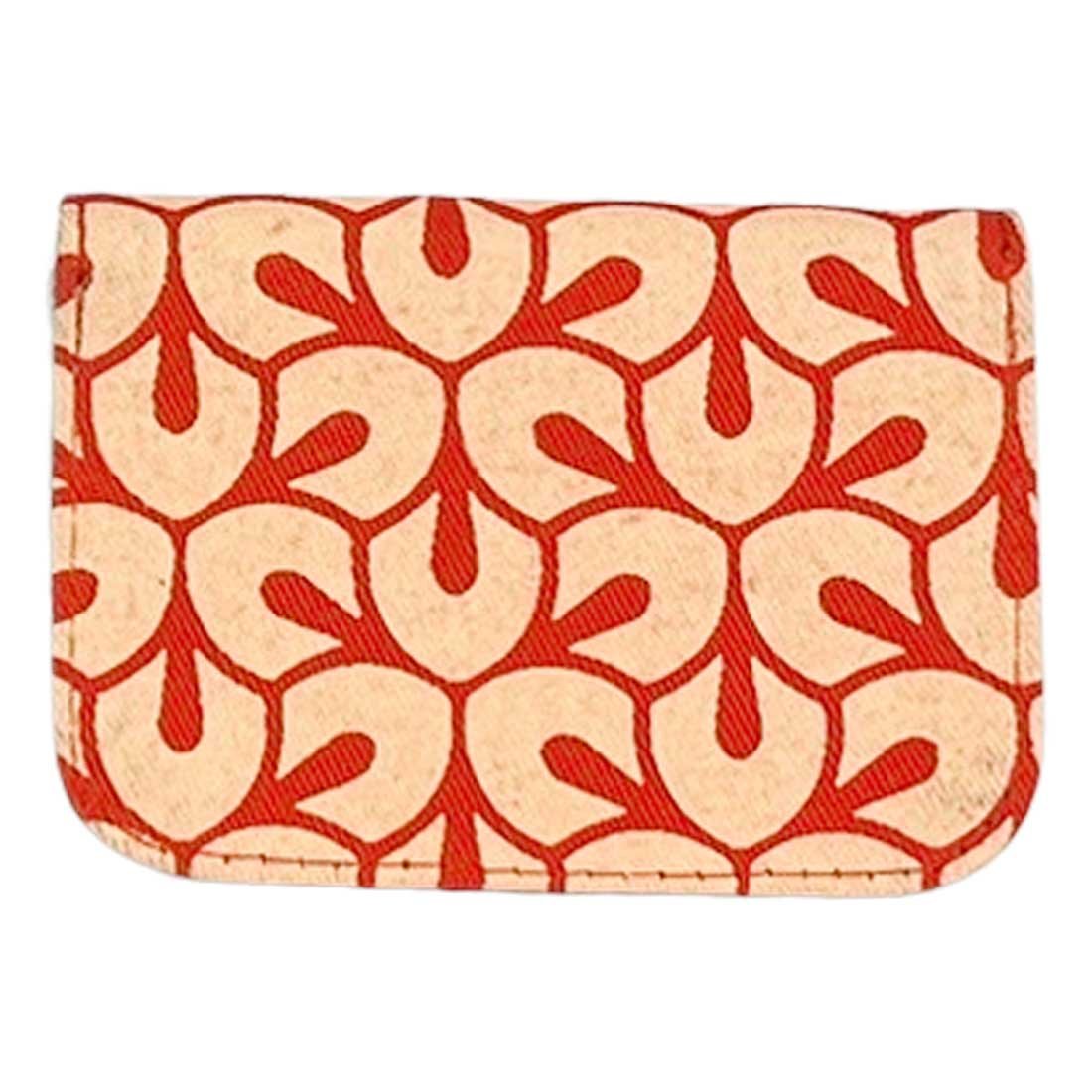 Cotton Card Holder - Leaf Prints - Malia Designs