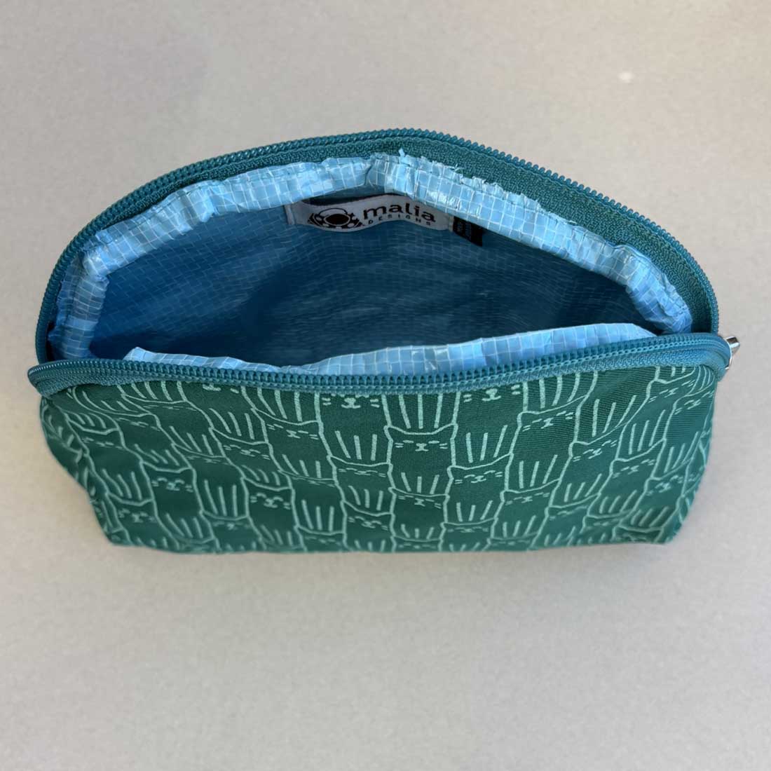 Cotton Cosmetic Case - Cat Prints - Malia Designs