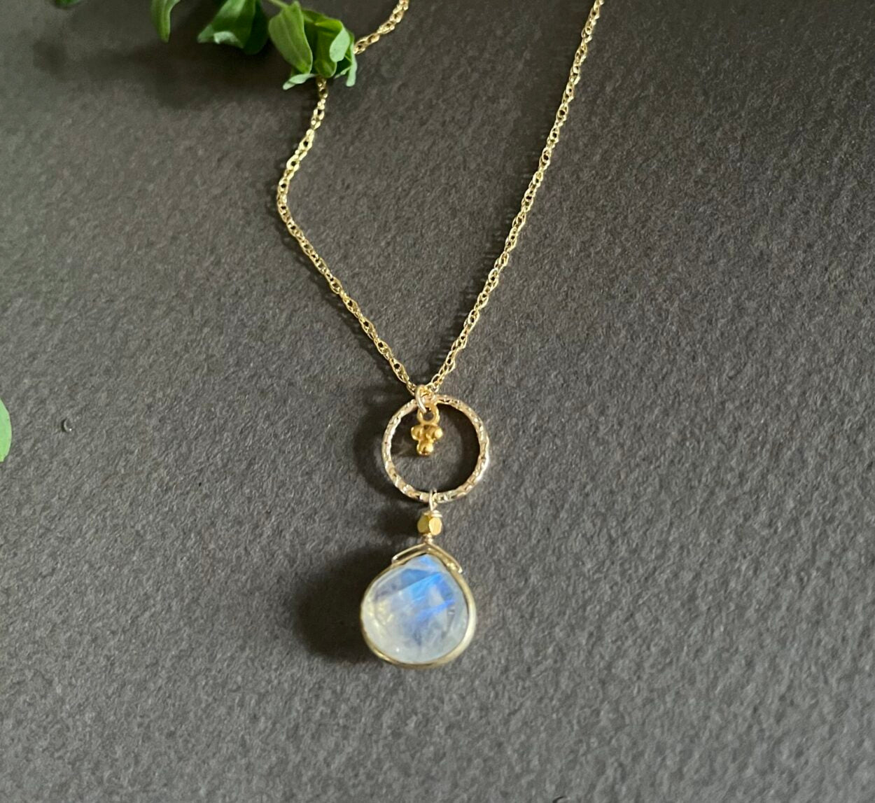 Moonstone Baby Drop Pendant