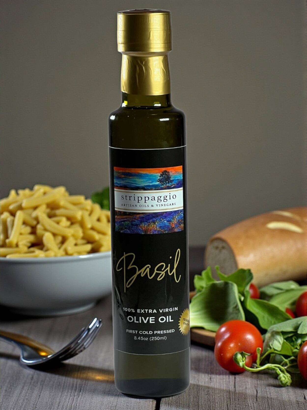 Basil "Fused" Extra Virgin Olive Oil