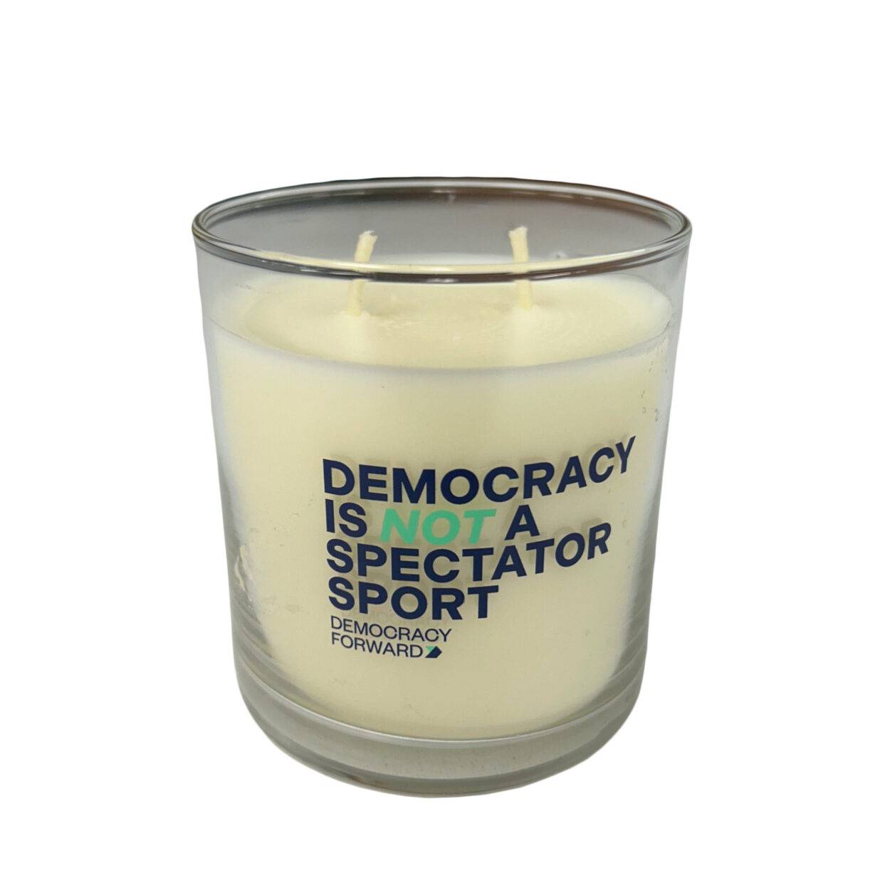 Democracy Forward "Democracy Is Not A Spectator Sport" 8.5 oz. Scented Candle (Limited Edition)