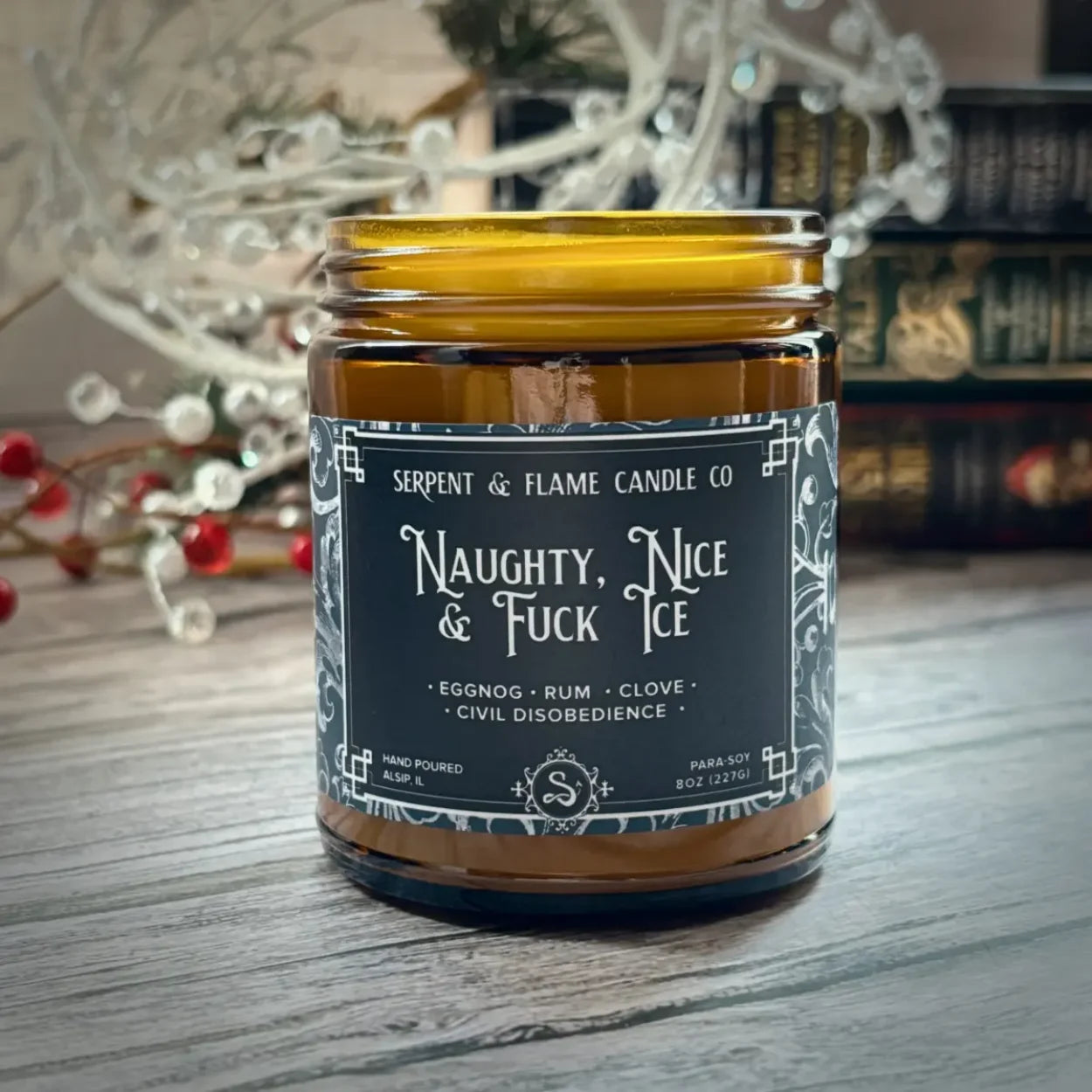 Naughty, Nice & Fuck Ice 8oz Candle