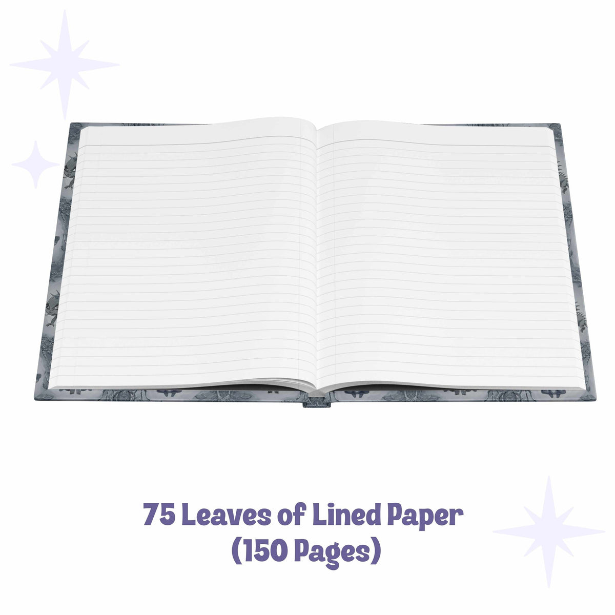 Cryptid Hardcover Journal, Slate Monochromatic